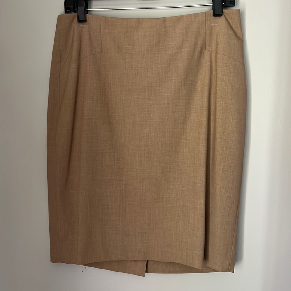 The Limited beige/khaki pencil skirt